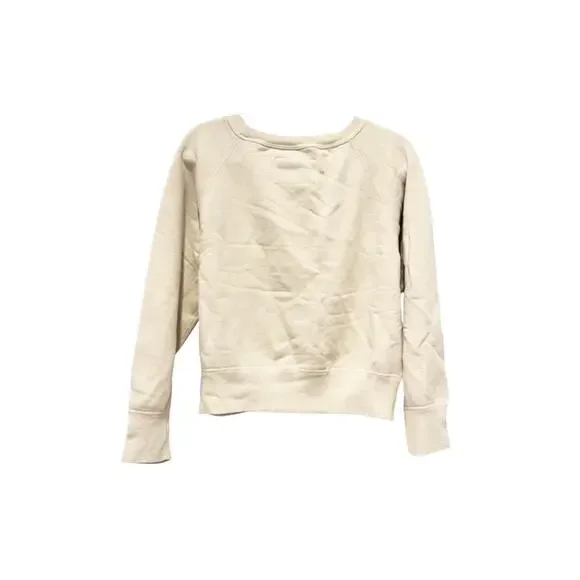 Nili Lotan Good Morning LA Pullover Sweatshirts Long Sleeve Cream Size M NWOT - Picture 3 of 8